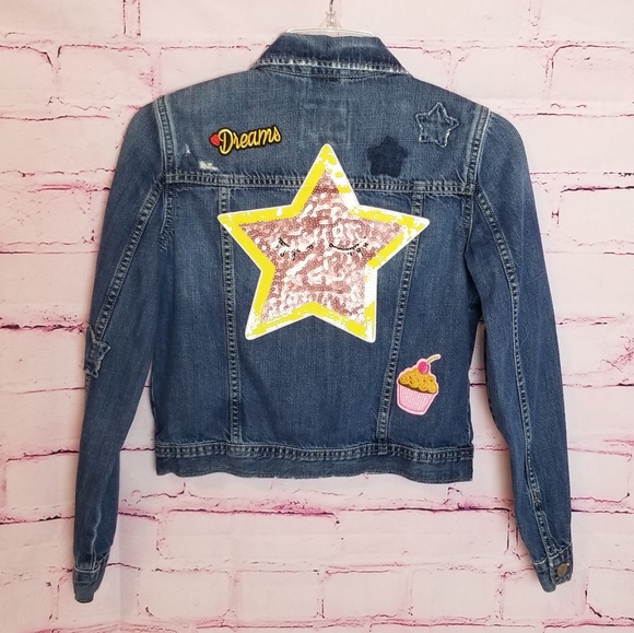 Upcycled Jean Jacket - Picture 3 of 6